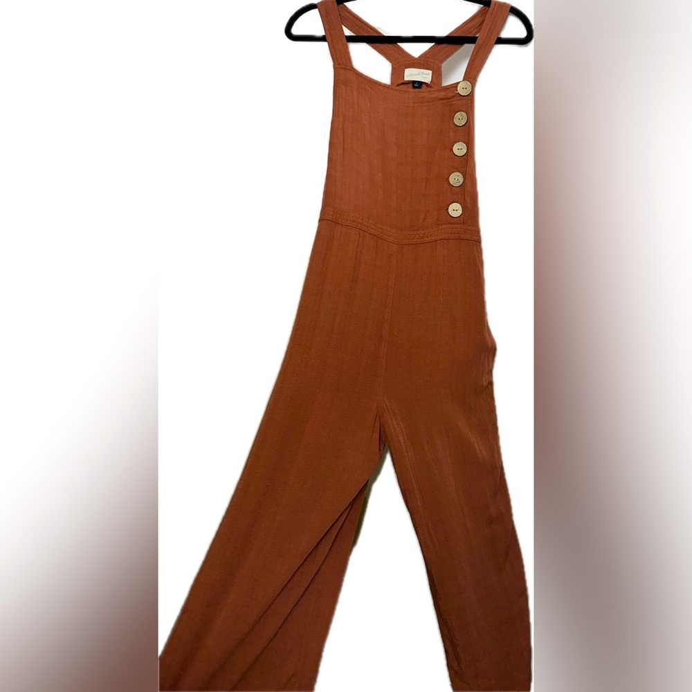 Universal Thread Rusty Orange Jumpsuit - SMALL